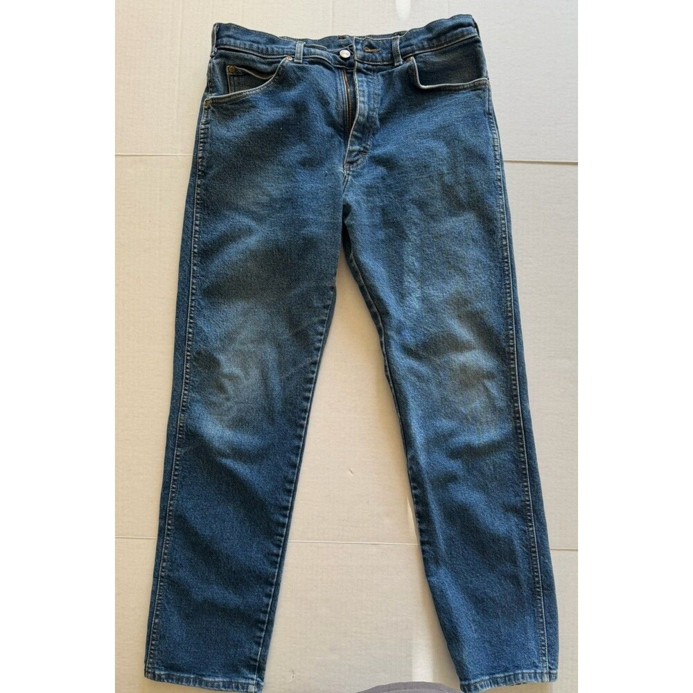 LL Bean Men’s Vintage Jeans Union Made In USA 34x32 Blue Denim Early 90s